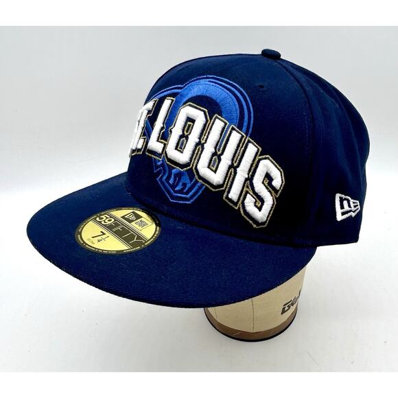 Brand New NEW ERA Los Angeles Rams 59FIFTY Fitted Hat 7 1/4 NFL Blue - Picture 2 of 15